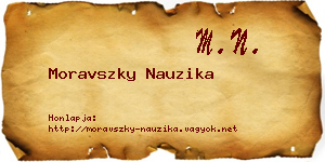 Moravszky Nauzika névjegykártya